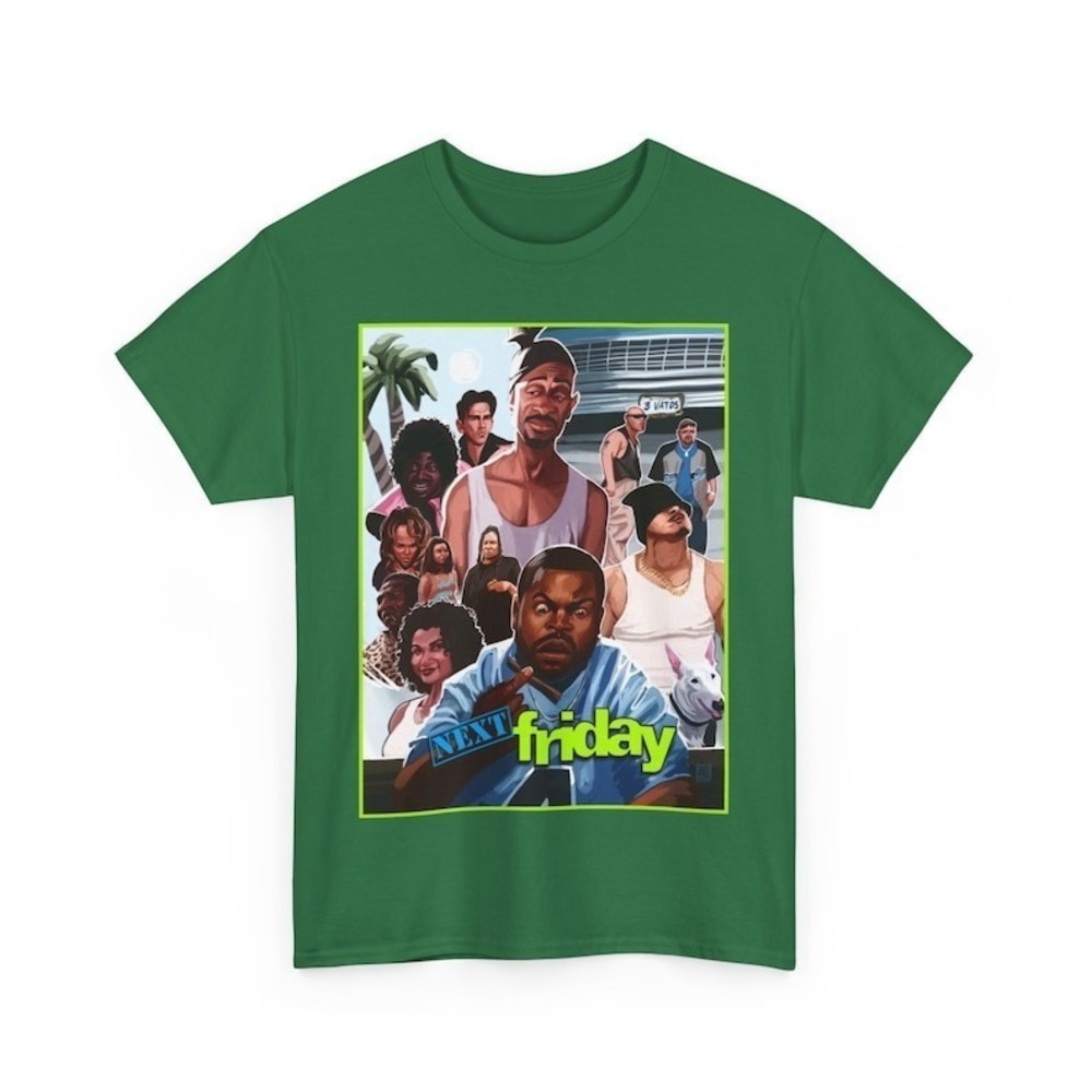 Next Friday Movie Ice Cube T Shirt Unisex Heavy Cotton Tee